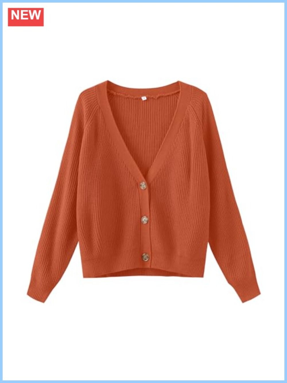 Womens Cropped Cardigan Sweater Open Front Knit Button Down